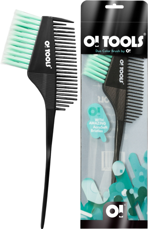 DUO COLOR BRUSH Пензлик-гребінець для нанесення фарби 1 шт, фото 1