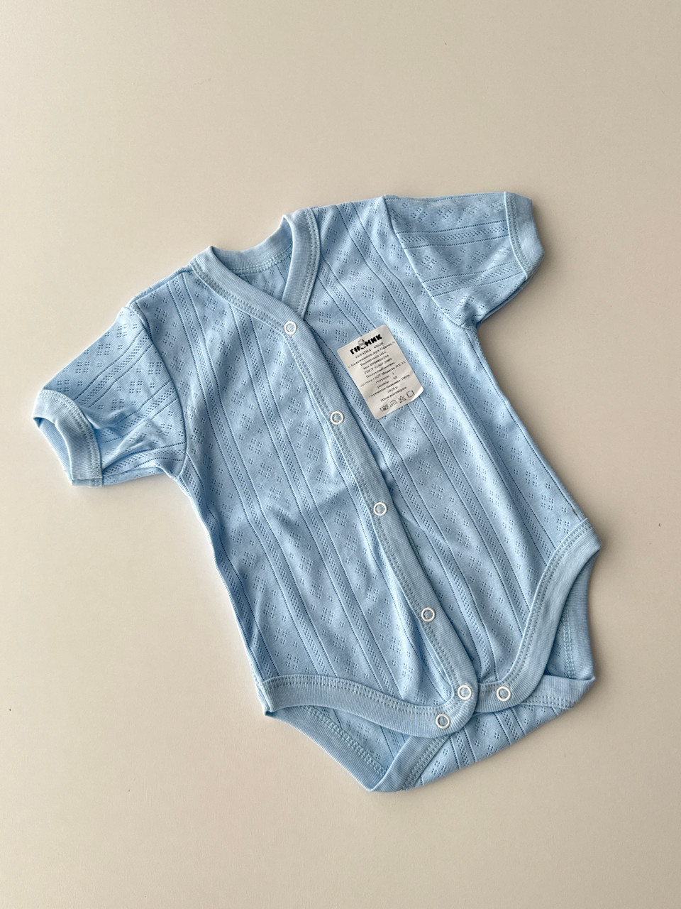 Боді в тканині трансфер, 68 розмір, фото 1