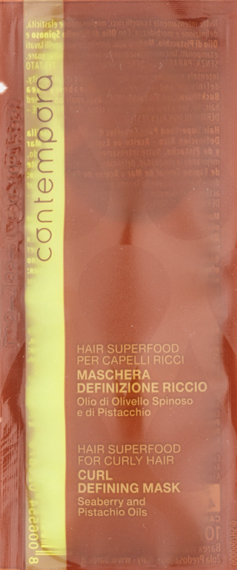 Маска-дефайнер для виткого волосся з оліями обліпихи і фісташки 10мл, фото 1