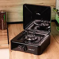 Одноконфорочна газова плита SK-07005 2,2 кВт компактна для дому, дачі та подорожей