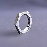 Контргайка нержавіюча муфтова DN25 (1"), н/ж сталь AISI304, шестигранна, різьба BSPP, ДСТУ 8969-75, фото 10