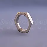 Контргайка нержавіюча муфтова DN25 (1"), н/ж сталь AISI304, шестигранна, різьба BSPP, ДСТУ 8969-75, фото 4