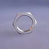 Контргайка нержавіюча муфтова DN25 (1"), н/ж сталь AISI304, шестигранна, різьба BSPP, ДСТУ 8969-75, фото 7