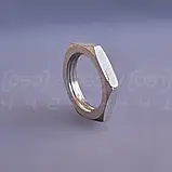 Контргайка нержавіюча муфтова DN25 (1"), н/ж сталь AISI304, шестигранна, різьба BSPP, ДСТУ 8969-75, фото 9