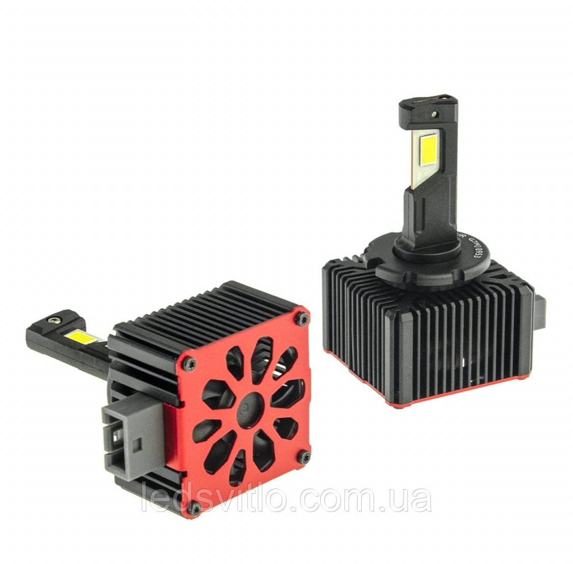 LED лампи автомобільні DECKER D3S 12-24V (9-32V) 50W 12000Lm 6000K CANBUS (комплект 2шт) заміна штатних ксенонових ламп