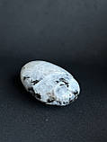 Кабошон натуральний місячний камінь овал камінь кабошон палм адуляр 40*32*20 мм, фото 3