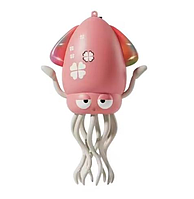 Інтерактивна музична іграшка Танцюючий восьминіг-кальмар Рожевий