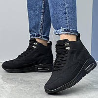 36, 37 р  Кросівки жіночі зима на хутрі чорні утеплені (2084161)