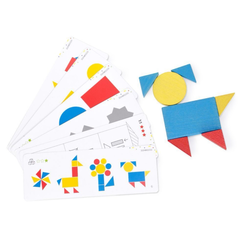 Логічні блоки Дьонеша дерев'яні, фото 1