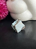 Ларимар в породі друза натуральний необроблений камінь ларимар «домініканська бірюза» 28*13*14 мм., фото 5