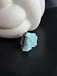 Ларимар в породі друза натуральний необроблений камінь ларимар «домініканська бірюза» 28*13*14 мм., фото 3