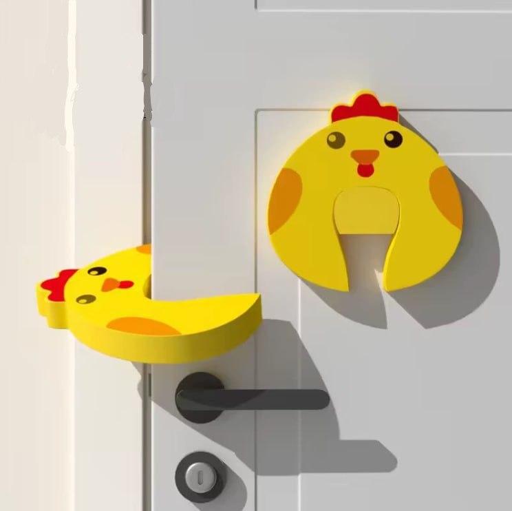 Блокатор міжкімнатних дверей + обмежувач від удару об стіну, фото 1