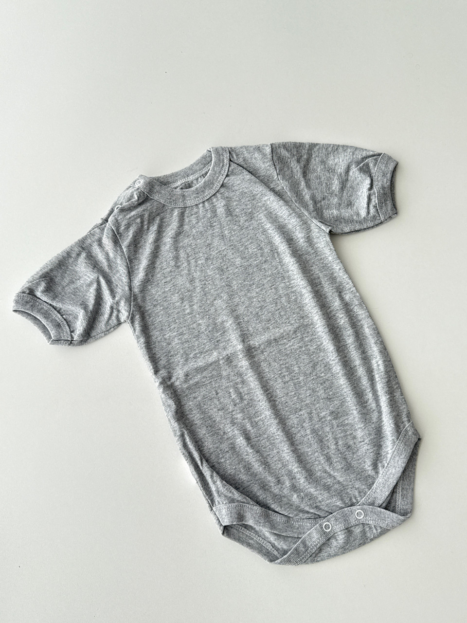 Напівкомбінезон-боді, короткий рукав, в тканині кулір, 92 розмір, фото 1