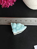 Ларимар в породі друза натуральний необроблений камінь ларимар «домініканська бірюза» 29*18*16 мм., фото 6