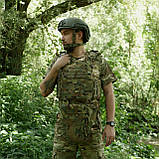 Захист паху (напашник-фартух) Kiborg з балістичним пакетом (Militex) 1 клас захисту Multicam, фото 7