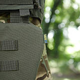 Захист паху (напашник-фартух) Kiborg з балістичним пакетом (Militex) 1 клас захисту Khaki, фото 10