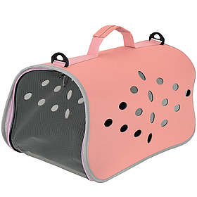 Сумка для перенесення котів та собак 48x26x25 см CosmoPet CP-12 Peach (3_07127)