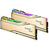 Модуль пам`ятi DDR5 2x32GB/6000 G.Skill Trident Z5 Royal Gold (F5-6000J2836G32GX2-TR5G), фото 4