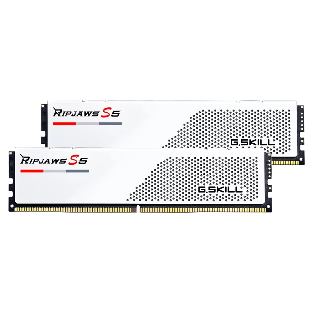 Модуль пам`ятi DDR5 2x16GB/5600 G.Skill Ripjaws S5 White (F5-5600J4040C16GX2-RS5W), фото 1