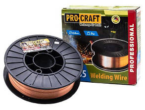 Зварювальний дріт 0.8 мм 5 кг Procraft SW85