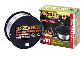 Флюсовий зварювальний дріт 0.8 мм 1 кг Procraft FW81