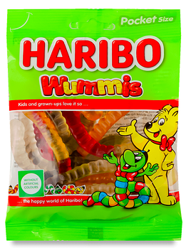 Цукерки Haribo Wummis жувальні 100г. Польща