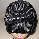 Шапка світловідбиваюча на флісі 50-56, фото 3