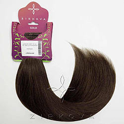 Шиньйон-Хвіст на Липучці 40 см 100 грам, Шоколад №02