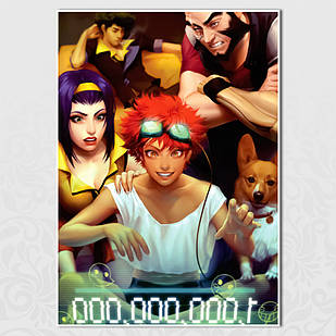 Плакат А3  Аніме Cowboy Bebop / Ковбой Бібоп 005