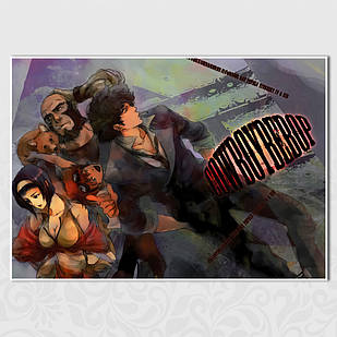 Плакат А3  Аніме Cowboy Bebop / Ковбой Бібоп 018