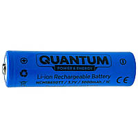 Акумулятор Qwantum 18650 3.7v 3000mAh Li-ion з клемним виступом