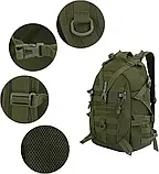 Тактичний рюкзак «Ідеальний» 40л— витривалість у кожному шві, фото 5