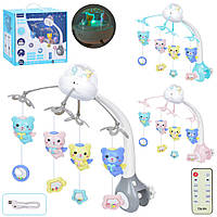 Карусель на дитяче ліжечко 6688ABC музичний, 3 різновиди, мобіль на ліжечко, іграшки для малюків