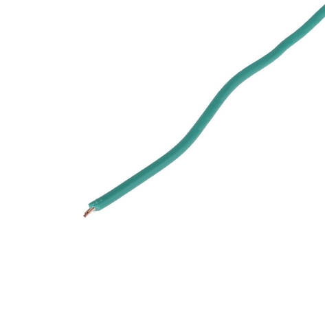 Дріт багатожильний 1 мм2 (32xD0,20 мм, мідь) зелений, PVC (RV1-32/0.20-CU-G) KLS, 1 м, фото 1