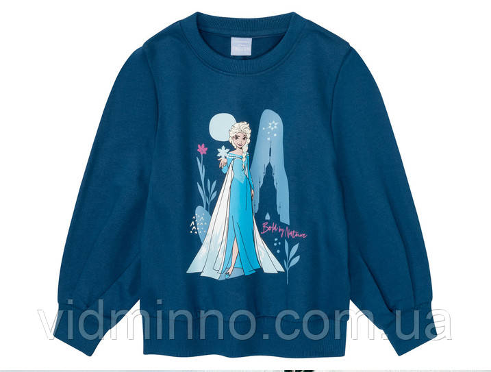 Джемпер світшот Frozen на дівчинку р.98-104 - 2-4 роки, двонитка (петелька), холодне серце, фото 1