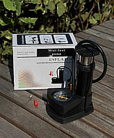 Насос ножний портативний з манометром для накачування шин Air pump