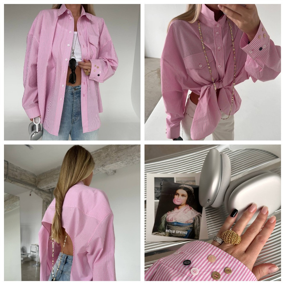 Стильна жіноча сорочка в клітинку