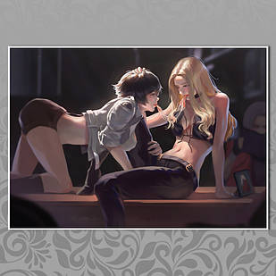 Плакат аніме Диявол теж плаче А3 | Devil May Cry 005