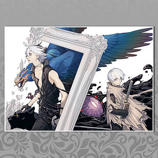 Плакат аніме Диявол теж плаче А3 | Devil May Cry 009