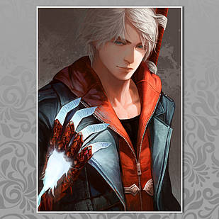 Плакат аніме Диявол теж плаче А3 | Devil May Cry 011