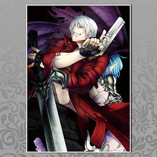 Плакат аніме Диявол теж плаче А3 | Devil May Cry 012