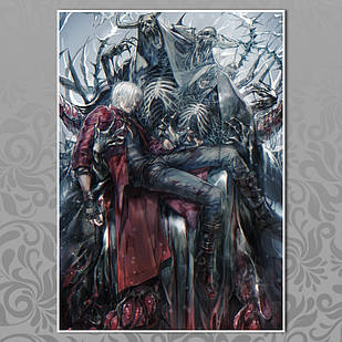 Плакат аніме Диявол теж плаче А3 | Devil May Cry 013