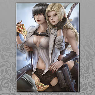 Плакат аніме Диявол теж плаче А3 | Devil May Cry 016