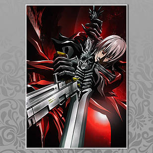 Плакат аніме Диявол теж плаче А3 | Devil May Cry 020