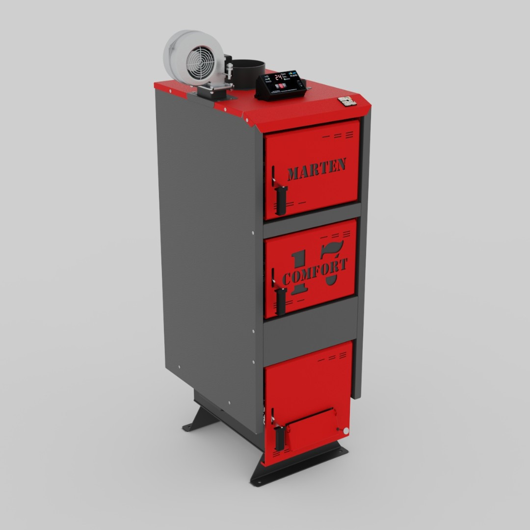 17 кВт  Котел довготривлого горіння  6 мм сталь  Marten Comfort MC, фото 1