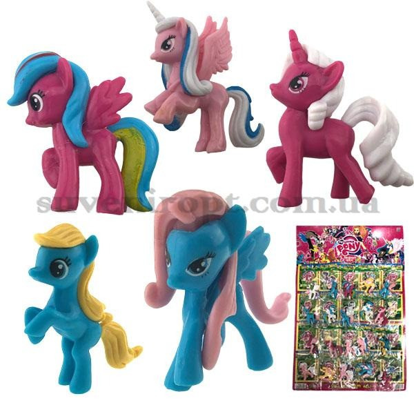 Маленька іграшка Понні єдиноріжка 20 шт., фото 1