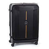 Набір валіз Франція (L M S-3шт) поліпропілен чорний/Airtex 647, фото 2