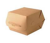 Коробка для бургерів картонна збірна 125*125*90мм 50 шт/уп