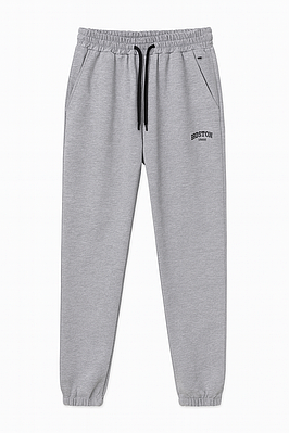 Чоловічі спортивні штани з манжетами сірі (209-8)