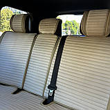 Накидки повний комплект на передні і задні сидіння авто IMPERIAL AUTO COMFORT, бежевий колір, фото 8